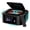 Black, variant on Boombox E1 - CD Player Portable Audio System + Extra BASS with Subwoofer + FM Radio, CD MP3 AUX USB + Wired and Mode Rechargeable + Remote Control - Black
