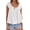 White, variant on PRETTYGARDEN Womens Tie Front Tank Tops Summer Fashion Cap Sleeve Babydoll Blouses Flowy Shirts Spring Going Out Outfits