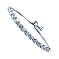 thumbnail image 1 of letairis Bracelet de Tennis pour Femmes avec Cordon de Serrage Zircon Style Simple Bracelet Chaîne Réglable Accessoire de Mode Mariage Fête Blanc, 1 of 1