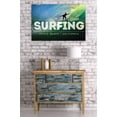 thumbnail image 2 of Venice Beach, California, Surfer in Wave, Gone Surfing (24x36 Giclee Gallery Art Print, Vivid Textured Wall Decor), 2 of 3