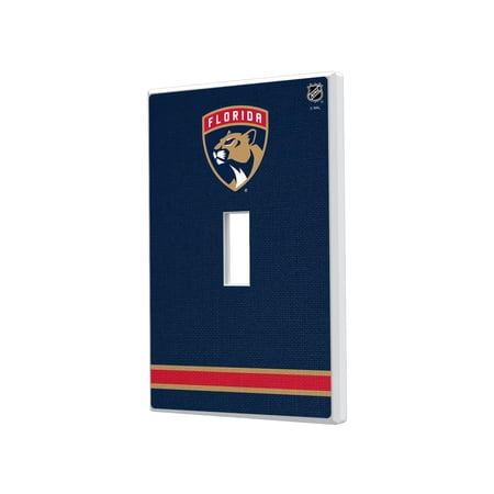 Florida Panthers Single Toggle Lightswitch Plate Florida Panthers Single Toggle Lightswitch Plate