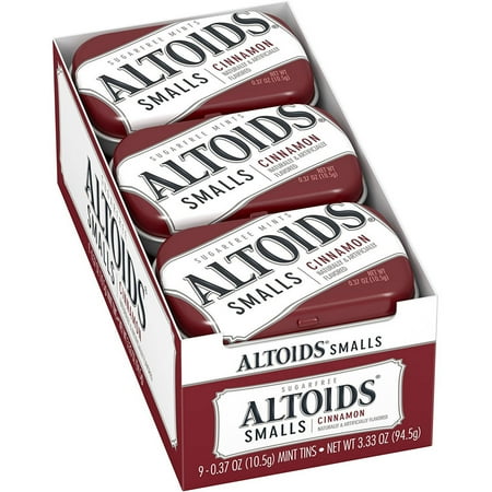 Altoids Smalls, 0.37 oz Tins (Pack of 9), Multiple Flavors Available