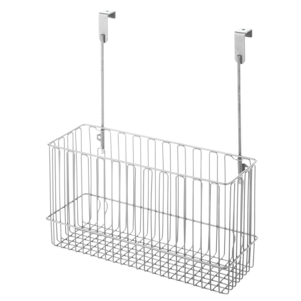 mDesign Metal Over Kitchen Storage Organizer Holder or Basket