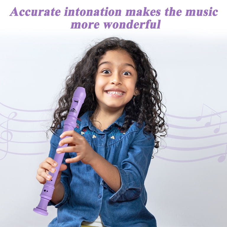 EastRock Soprano Recorder, 3-Piece Purple photo 4