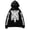 White, variant on Men's Punk Skeleton Zip Up Hoodie – Edgy Dark Streetwear Jacket in Sizes M-XXL, Gothic Graphic Casual Pullover for Halloween Party Daily Wear