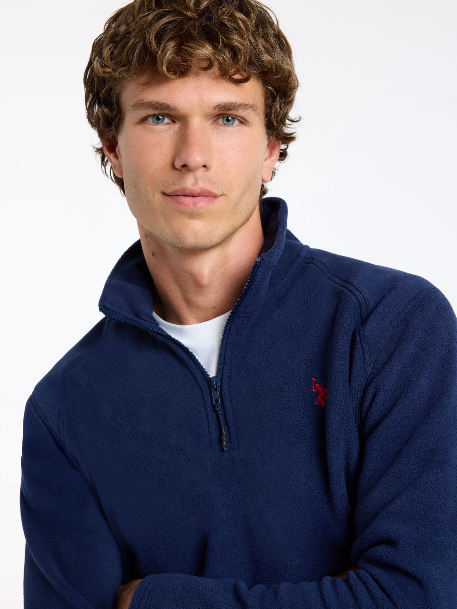U.S. Polo Assn. Men's Polar Fleece Quarter Zip