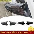 thumbnail image 2 of For Hyundai Elantra 2012-2018 Mirror Modified Horn Rearview Mirror Shell Cover Carbon fiber pattern, 2 of 4