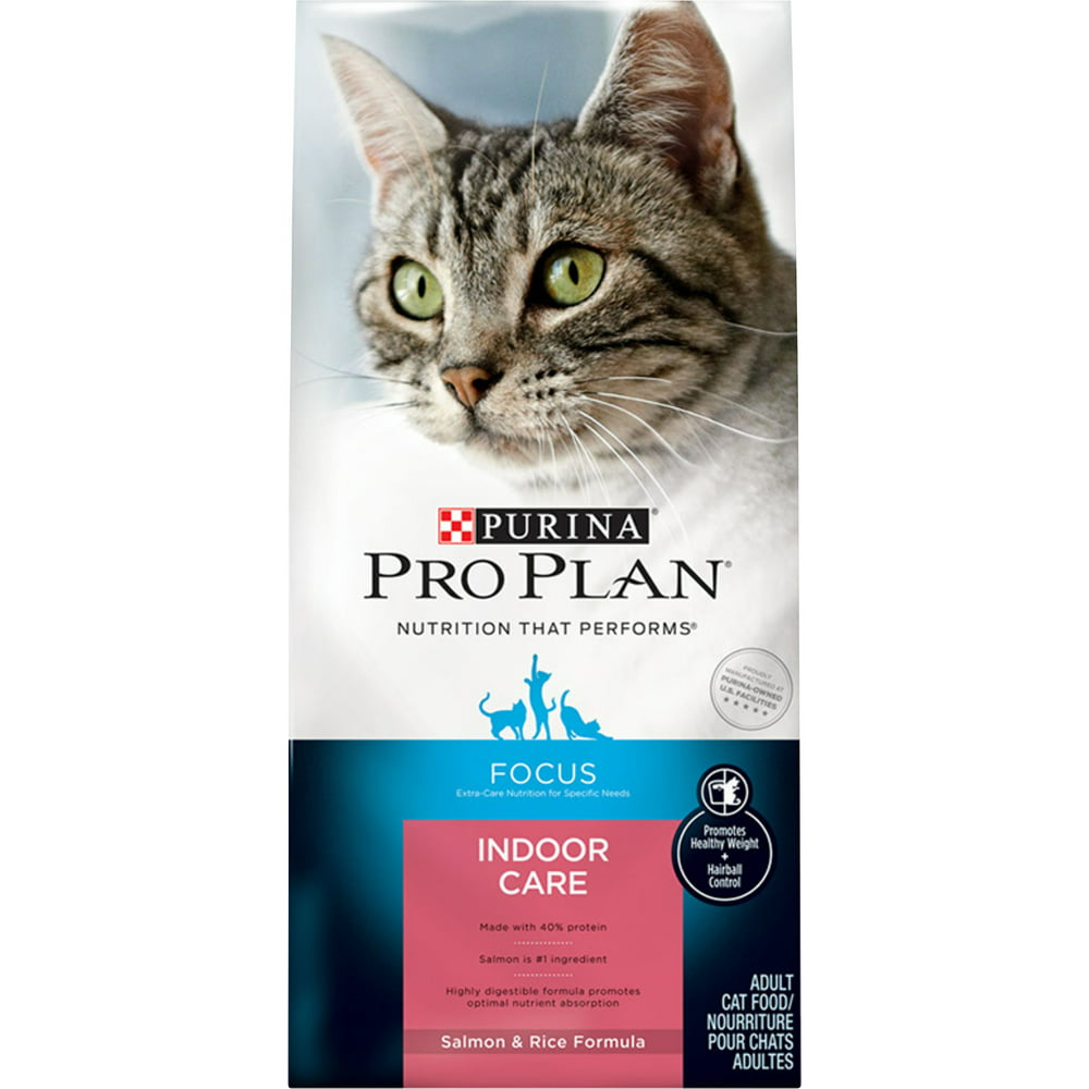 Purina Pro Plan Hairball, Healthy Weight, Indoor Dry Cat Food, FOCUS