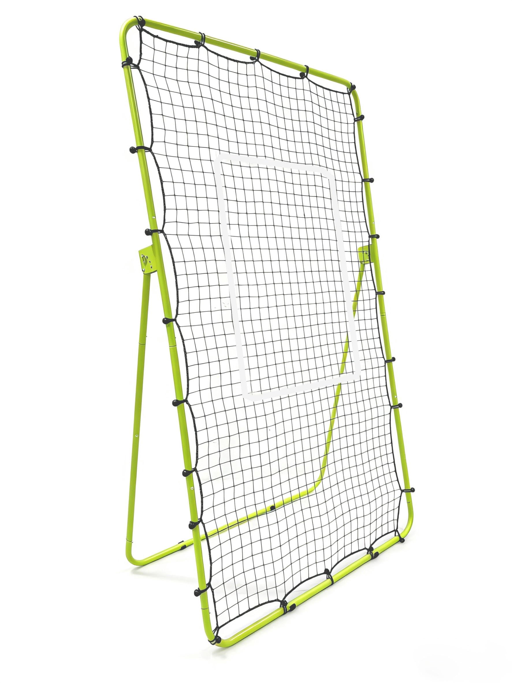 Adjustable Volleyball Rebounder Net 7x4 FT, High-Tension PE Netting, Portable Volleyball Training Equipment Practice with Angle Customization for Improving Volleying, Bumping, Spiking Skills