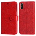 thumbnail image 1 of Funda tipo cartera GANGXUN para iPhone X/Xs , diseño girasol, cuero PU, soporte, cierre magnético, tarjetero, 1 of 5
