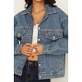 thumbnail image 3 of Levi's Women's Switch Stitch Medium Wash 90S Trucker Jacket - A1743-0127   US, 3 of 4