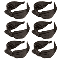 thumbnail image 1 of Diademas con lazo anudado para mujer, diadema con nudo a la moda, diadema con orejas de conejo, diademas anchas, diadema elástica, 1 of 5