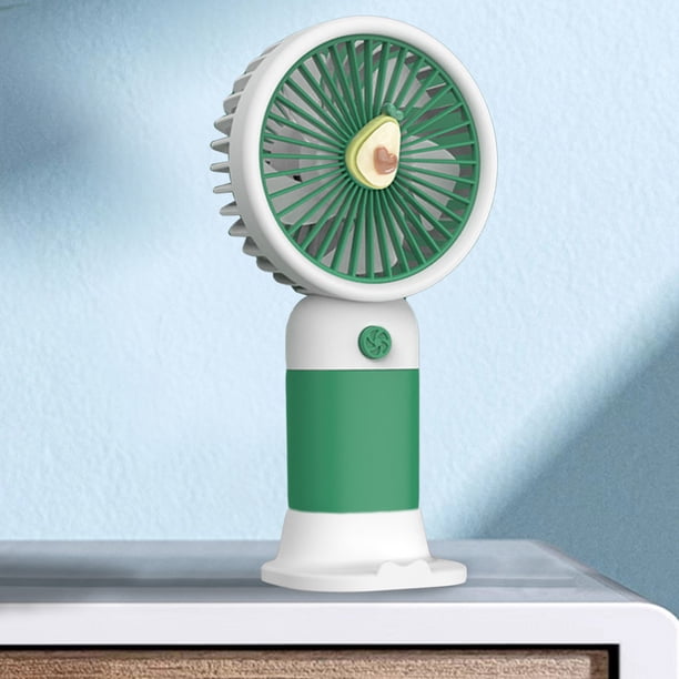 Ventilador eléctrico Diseño lindo Mesa de escritorio Ventilador Mini ventilador para niñas Damas Hombres Hugtrwg Para estrenar