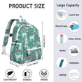 thumbnail image 6 of Great Pyrenees Dog and Flower Backpack for School,Cute School Bag,Schoolbag with Adjustable Shoulder Straps & Padded Back,13.4"x11"x4.7", 6 of 6