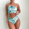 thumbnail image 4 of Birdeem Fashionista Lady Sexy Containing Chest Pad Print Bikini Set Two Piece Swimsuit, 4 of 7