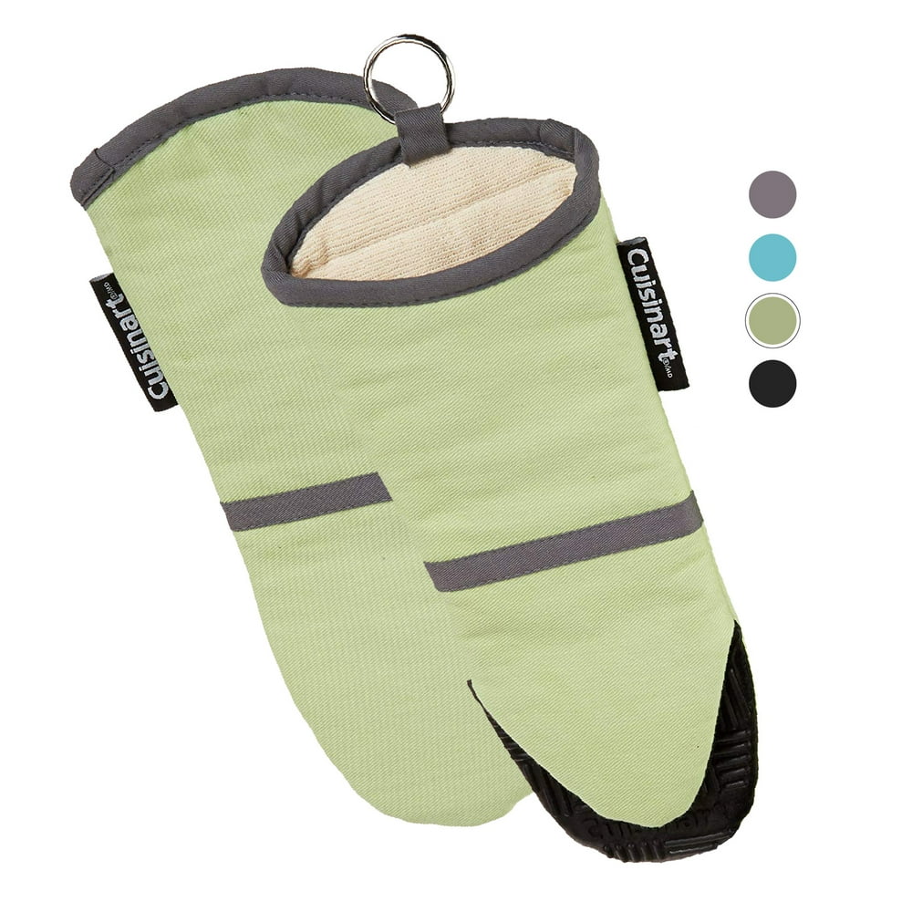 Cuisinart Silicone Oven Mitts, 2 Pack Heat Resistant To 500 Degrees
