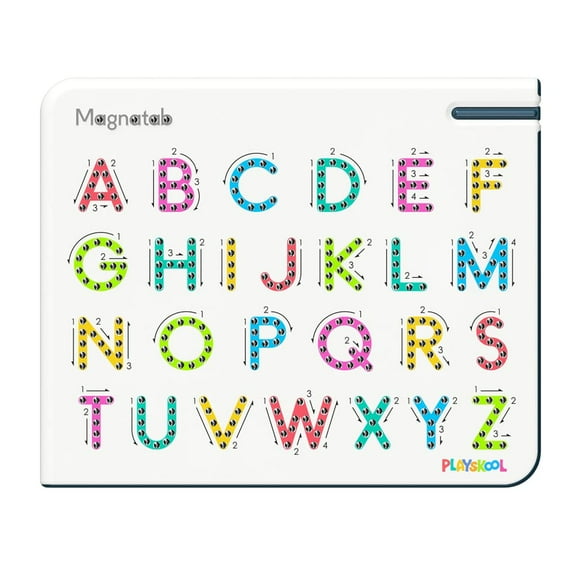 Pizarra magnética Toy Playskool Magnatab con letras mayúsculas de la A a la Z