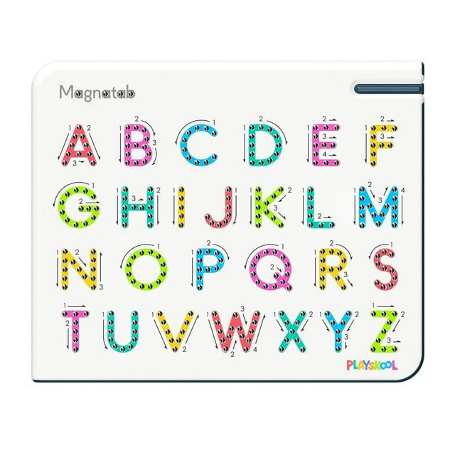 Pizarra magnética Toy Playskool Magnatab con letras mayúsculas de la A a la Z