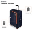 thumbnail image 4 of New York Xpress 32" Softside Large Checked Luggage, Expandable Suitcase with Spinner Wheels, TSA-Approved, Navy , WD8818, 4 of 10