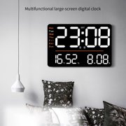 SDFGTstore Contemporary Digital Clock Multifunctional Display Temperature Sensors Count Down