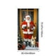 thumbnail image 3 of Christmas Door Cover Santa Claus Print Holiday Party Decoration Polyester Fabric Door Hanging for Home Indoor Outdoor Festive Decor, 3 of 6
