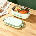 thumbnail image 4 of NATPLUS Electric Heated Lunch Box, 304 Stainless Steel No-Water Food Warmer with Carry Handle, Portable Self-Heating Meal Container for Office and School, Heated Lunch Box, 4 of 6