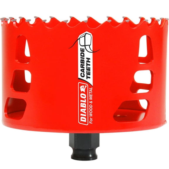 Diablo DHS6000CT Hole Saw, 71 mm D Cutting, Carbide Cutting Edge