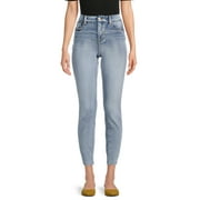 Time and Tru Women's High Rise Skinny Jeans