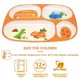 thumbnail image 3 of Kid Plate Set, Baby Dinnerware for Child Toddlers Feeding Divided Plate, BPA Free, Food-Safe, 3 of 5