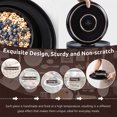 thumbnail image 2 of Onader 12 Piece Dinnerware Sets, Plates and Bowls Set for 4, Premium Stoneware Dishes Sets for Home Restaurant, Dishwasher & Microwave Safe - Matte Black, 2 of 9