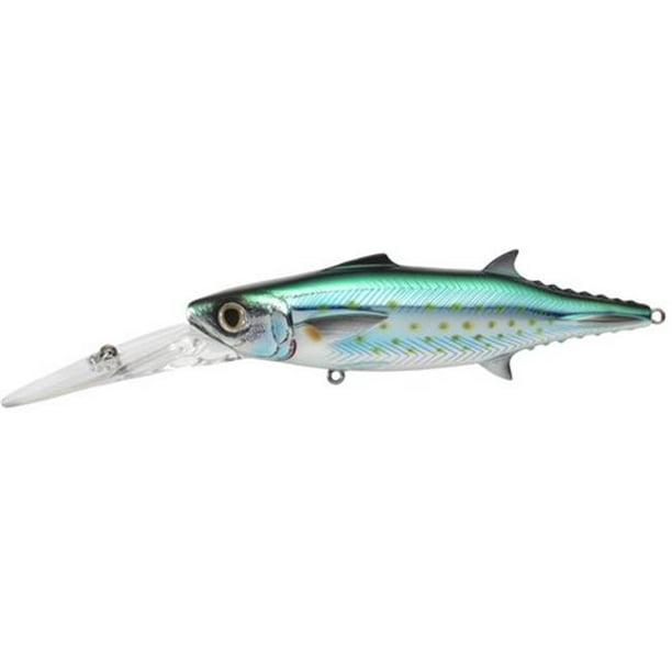 LiveTarget Lures SMK160D981 Spanish Mackerel Trolling Bait - Silver & Blue  & Green 