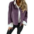 thumbnail image 2 of Women's Winter Jacket - Round Neck, Thick Fleece, Windproof, Heat Retention Outdoor Coat, 2 of 8