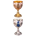 thumbnail image 1 of 2x Wine Goblet Wine Embossed Cup Elegant Cup Glass Drinkware Baoblaze none, 1 of 7