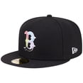 thumbnail image 3 of Men's New Era Black Boston Red Sox Multi-Color Pack 59FIFTY Fitted Hat, 3 of 5