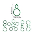 thumbnail image 3 of 500Pcs Plant Support Clips for Climbing Plants and Flowers Gardening Figure-Eight Securing Clips for Tomato Vines Trees and Securing Floppy Stems in Yard, 3 of 9