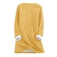 thumbnail image 4 of Pntutb Moda para mujer Estampado de Navidad Manga regular Otoño Invierno Suelta Vacaciones Casual Manga Cuello redondo Camisa tops Pntutb Pntutb-5479, 4 of 5