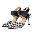 thumbnail image 2 of SACFOF Womens Slingback Pointed Toe Stiletto Pumps Slip-on High Heels Office Lady Sandals Party Prom Dress Shoes, 2 of 6