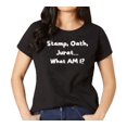 thumbnail image 2 of Notary Public T-Shirt – “Stamp Oath Jurat What Am I” Funny Notary Shirt, 100% Cotton Unisex Tee, 2 of 3