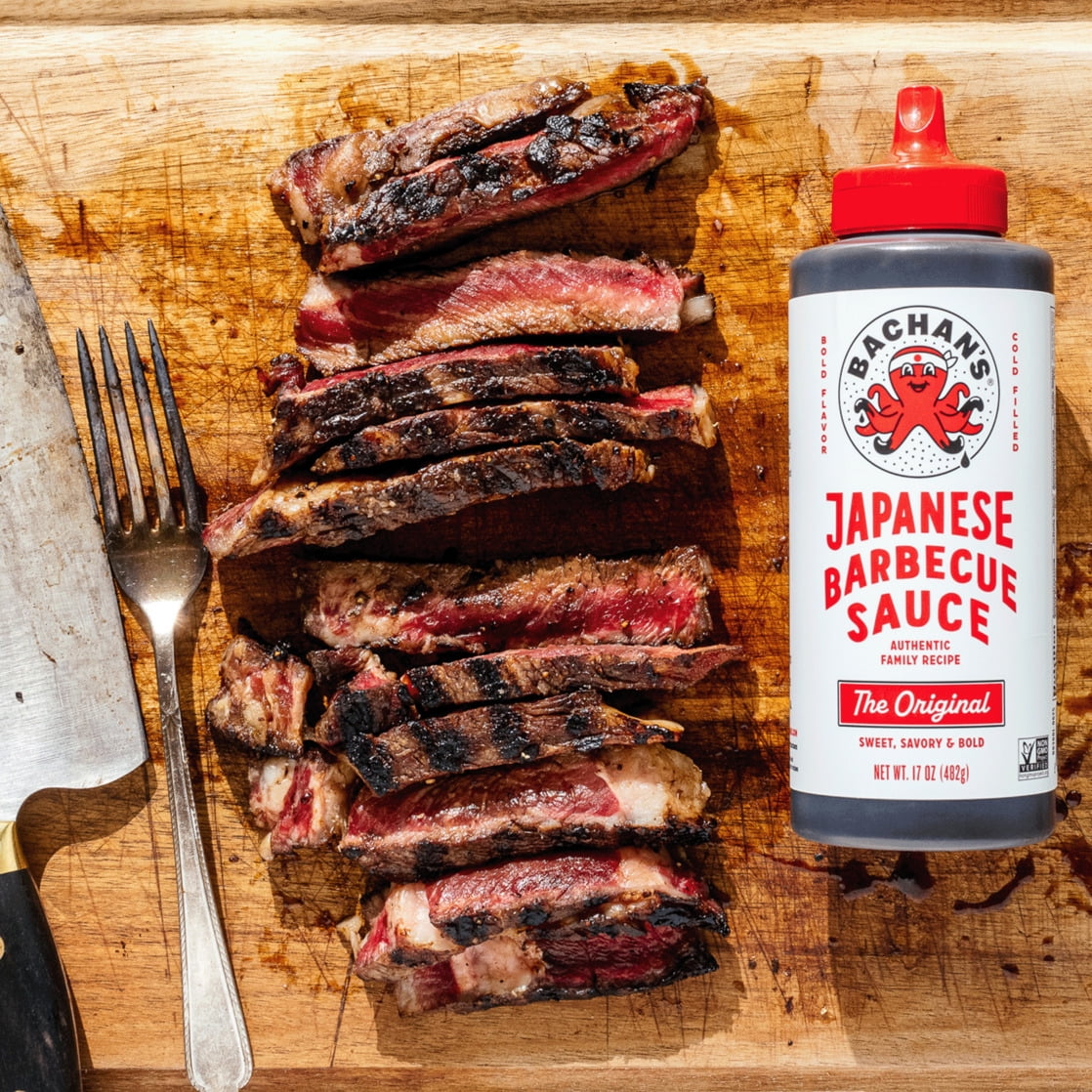 Bachan's The Original Japanese BBQ Sauce, 17oz Bottle - Bold, Fresh, Umami Flavor