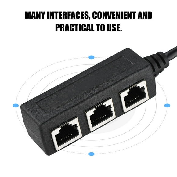 Adapter Ethernet Adapter, Ethernet Splitter, Ethernet Transfer Connecter Plug And Play For Router TV BOX