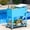 Blue, variant on Dextrus 80 Quart Steel Cooler Cart, Bottle Opener