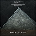 thumbnail image 6 of Koeckritz Rugs Valdosta Indoor/Outdoor Black Area Rug, 4' x 14', 6 of 8