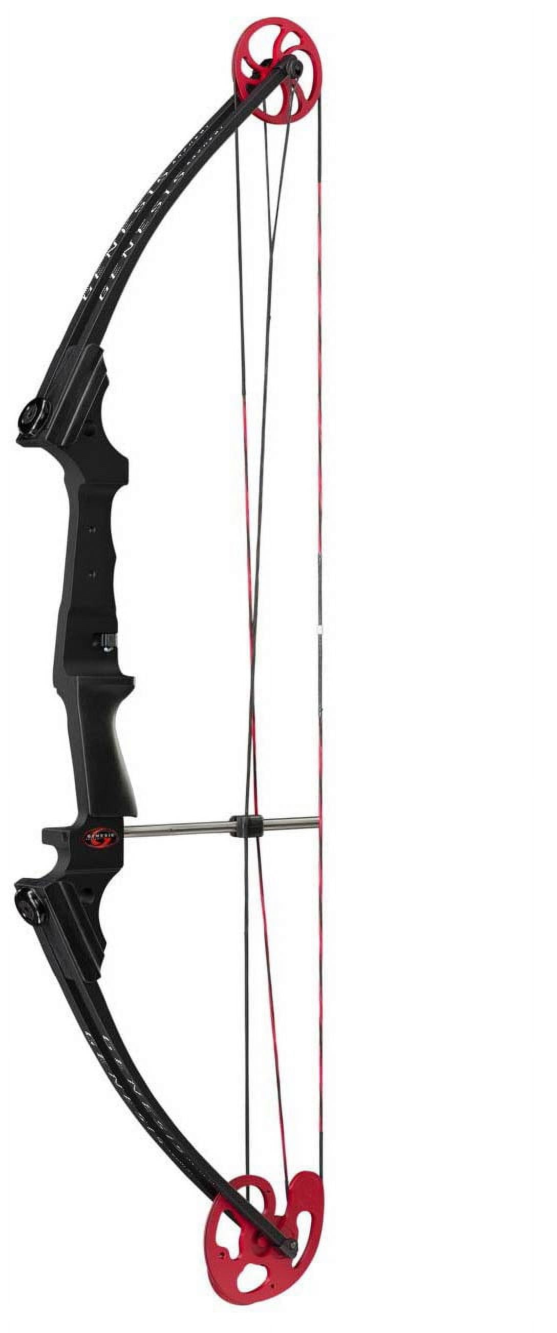 Open Box Genesis Original Archery Compound Bow/Arrow Set, Left Handed, Black