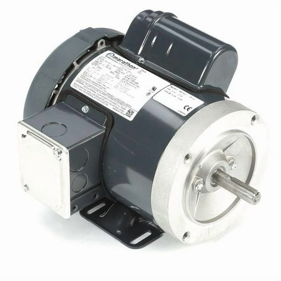 Leeson GP Motor,1/2 HP,1,725 RPM,115/208-230V 056C17F5321