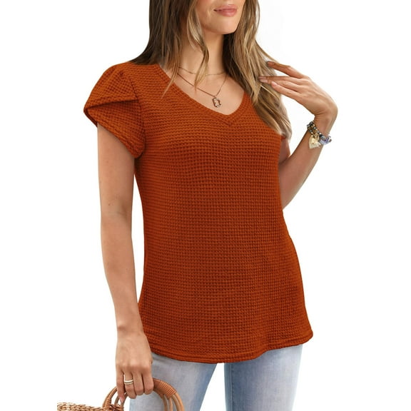 Summer Womens Tops 2026 Fashion Plus Size Round Neck Loose Sweater European And Knitted Long Sleeved Sweater V-neck Sweater