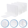 thumbnail image 4 of 4 Pcs Cupboard Shelf Vertical Closet Organizer Bookends Closet Separator Space Dividers Plate, 4 of 4