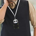 thumbnail image 4 of Greenadscape Lanyard Para Tarjetas De Identificación Con De PVC Negro Y Caricatura Para Oficina, 4 of 8