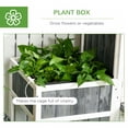 thumbnail image 6 of PawHut 63" Wooden Chicken Coop with Garden Bed, Chicken House Hen House, 6 of 9