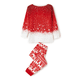 thumbnail image 5 of Conjuntos de pijamas navideños familiares Fiomva a juego. Pijamas navideños a juego para bebés, adultos y niños. Conjunto de ropa de dormir navideña., 5 of 8
