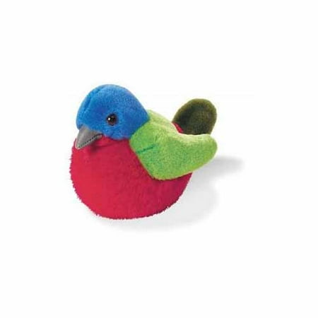 Sound Stuffed Audubon Bird - Bunting - Audubon Plush Bird (Authentic Bird Sound)